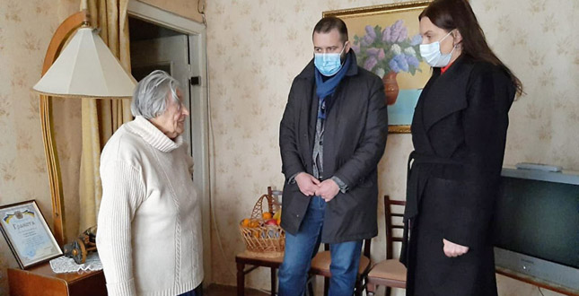 Жителька Солом'янського району відзначає 100-річний ювілей