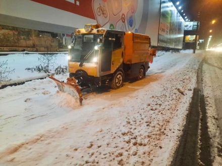У Солом’янському районі триває інтенсивна робота з прибирання снігу
