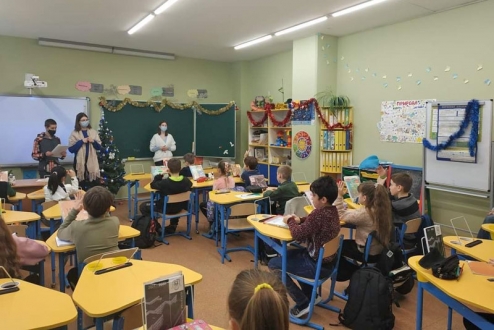 Просвітницькі заняття з учнями шкіл Солом'янського району