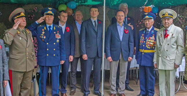 Керівник Солом’янського району Максим Шкуро привітав ветеранів і учасників АТО