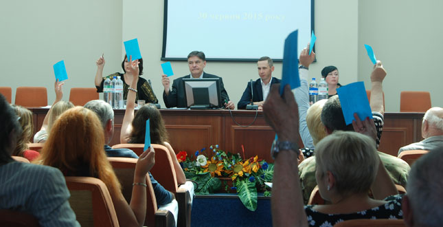 30 червня 2015 року в приміщенні Солом’янської РДА відбулися установчі збори для формування складу громадської ради на період діяльності 2015-2017 роки