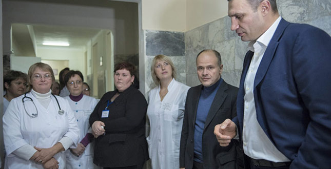 Віталій Кличко відвідав відкриття приймального відділення дитячої клінічної лікарні №4