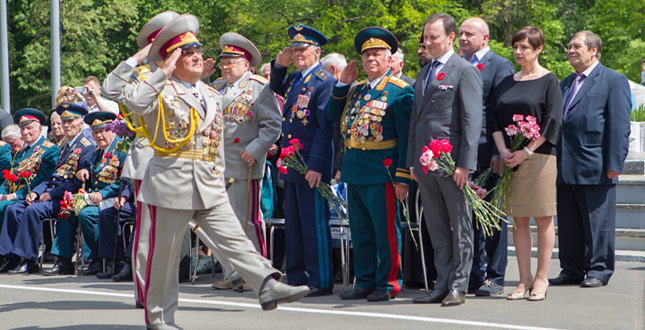 9 травня відбулись урочисті заходи у Національному університеті оборони України імені Івана Черняховського