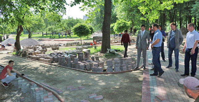 Максим Шкуро: «У парку «Відрадний» триває наймасштабніший капітальний ремонт парку в місті»