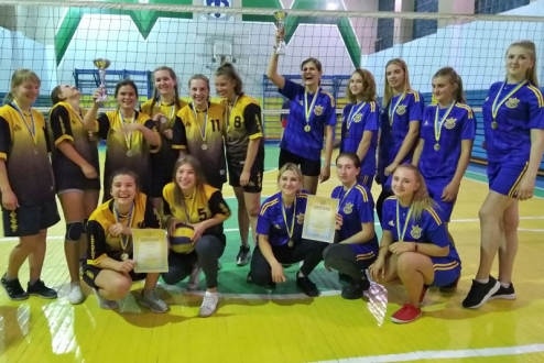 Змагання з волейболу серед команд дівчат професійно-технічних навчальних закладів Солом’янского району