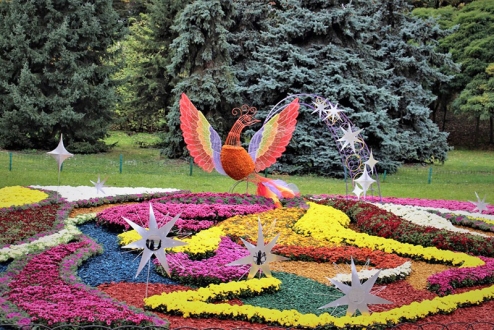 Зеленбудівці Солом’янського району створили квітучого “Райського Птаха”