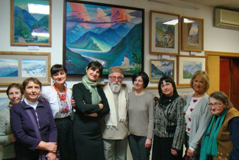 У районній бібліотеці відкрили виставку, присвячену видатному художникові Миколі Реріху