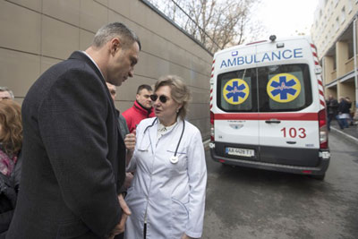 Крім Олександрівської лікарні в місті облаштовано ще шість лікувальних баз для інфікованих коронавірусом